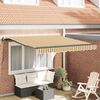vidaXL Toldo Retr&aacute;ctil Multicolor 350 x 250 cm Tela y Aluminio