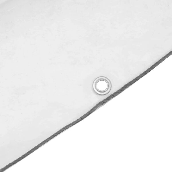 vidaXL Lona con ojales Transparente 4 x 6 m Polietileno