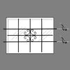 Rejilla de seguridad para la ventana 69 x 114 cm