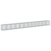 vidaXL Cesta gaviones con cubierta hierro galvanizado 1200x100x100 cm