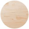 vidaXL Tablero de mesa redondo madera maciza de pino &Oslash;80x3 cm
