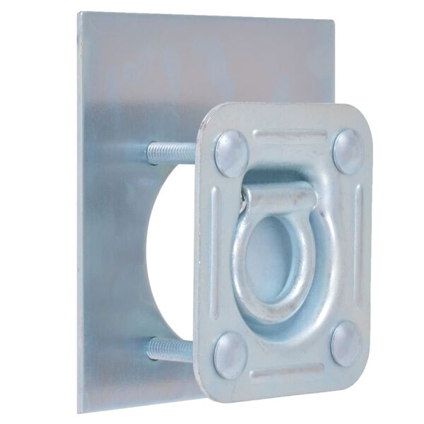 vidaXL Anillos de sujeci&oacute;n de tr&aacute;iler 6 pzas. acero galvanizado 2000kg