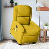 vidaXL Sill&oacute;n reclinable masaje el&eacute;ctrico elevable terciopelo amarillo