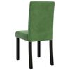 vidaXL Sillas de comedor 2 unidades terciopelo verde oscuro