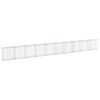 vidaXL Cesta de gaviones con cubierta hierro galvanizado 1000x50x100cm