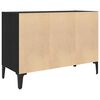 vidaXL Conjunto de mueble de TV Negro 69,5 x 30 x 50 cm