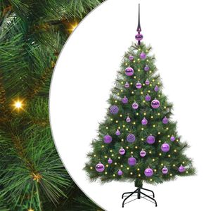 vidaXL &Aacute;rbol de Navidad artificial con 150 LED Verde 120 cm PE y PVC