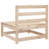 vidaXL Juego de sof&aacute;s de jard&iacute;n 10 pzas madera maciza de pino