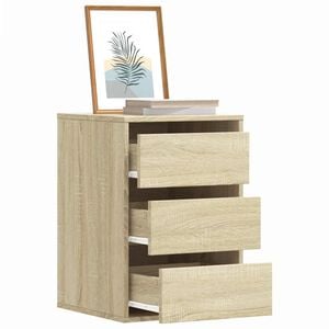 vidaXL Cajonera de esquina madera ingenier&iacute;a roble Sonoma 40x41x58 cm