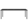 vidaXL Juego de comedor de jard&iacute;n 9 piezas acero