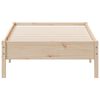 vidaXL Estructura de cama sin colch&oacute;n madera maciza de pino 90x190 cm