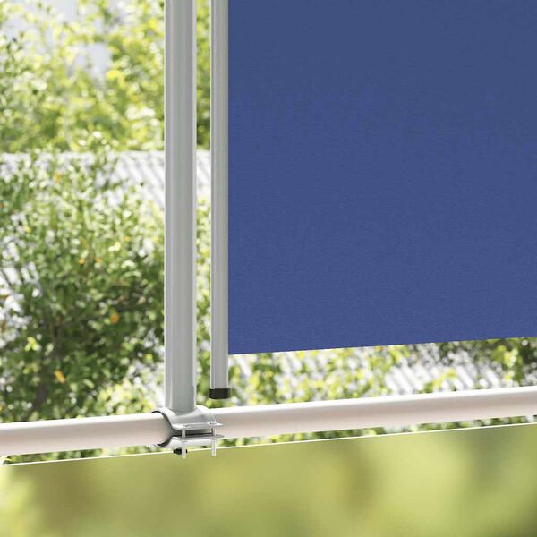 vidaXL Toldo lateral retr&aacute;ctil para patio azul 140x300 cm