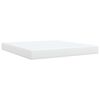 vidaXL Cama box spring con colch&oacute;n cuero sint&eacute;tico blanco 180x200 cm