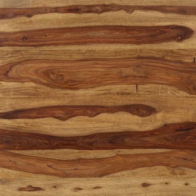 vidaXL Mesa de comedor de madera de sheesham maciza 82x80x76 cm