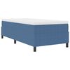 vidaXL Cama de plataforma Azul 80 x 200 cm tela