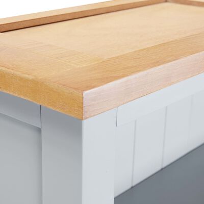 vidaX Estantería de 6 niveles de madera maciza de roble 80x22,5x170 cm