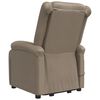 vidaXL Sill&oacute;n elevable cuero sint&eacute;tico color capuchino