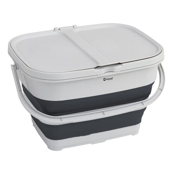 Outwell Cesta de reciclaje plegable Shadow azul marino noche