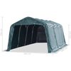 vidaXL Carpa para ganado desmontable PVC verde oscuro 550g/m&sup2; 3,3x6,4m