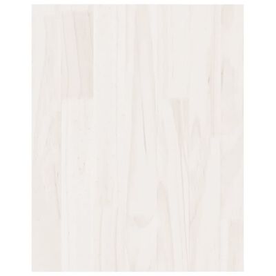 vidaXL Mueble de TV de madera maciza de pino blanco 70x33x42 cm
