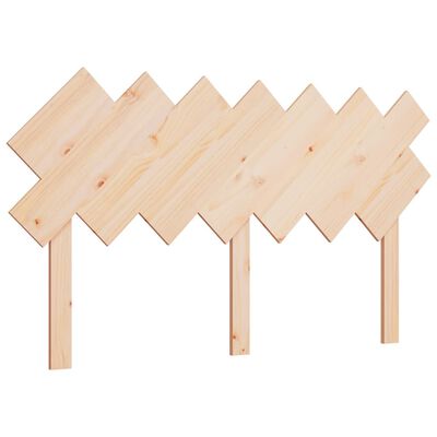 vidaXL Cabecero de cama madera maciza de pino 141x3x80,5 cm