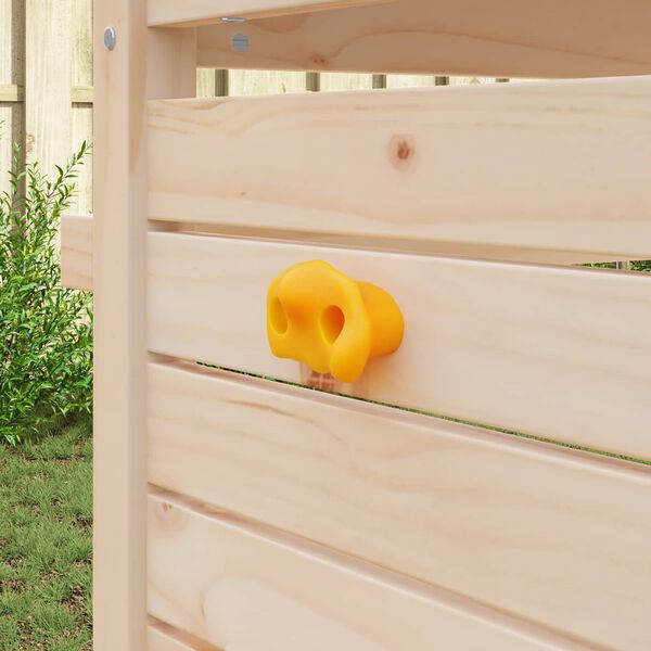 vidaXL Agarre de escalada 12 pcs Amarillo 100 x 67 x 43 mm PP