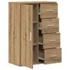 vidaXL Aparador Roble artisan 60 x 31 x 84 cm Madera de ingenier&iacute;a
