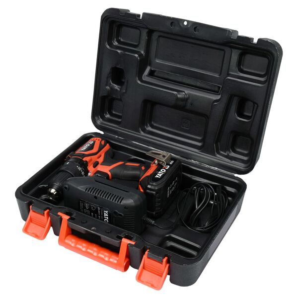 YATO Taladro atornillador sin escobillas bater&iacute;a Li-ion 2,0Ah 18V 42Nm