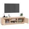 vidaXL Mueble de TV de madera maciza de pino 140x35x40 cm