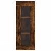 vidaXL Aparador de madera contrachapada roble ahumado 34,5x34x180 cm