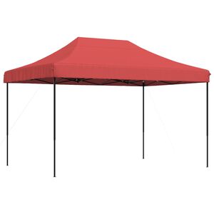 vidaXL Carpa de Fiesta Burdeos 279 x 410 x 315 cm Tela Oxford