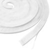 vidaXL Burlete de cepillo autoadhesivo 10 m PP Blanco