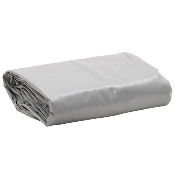 vidaXL Lona gris 5x5 m 650 g/m&sup2;