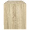 vidaXL Mueble de TV con puertas de vidrio roble Sonoma 102x37x42 cm