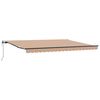 vidaXL Toldo retr&aacute;ctil Multicolor 450 x 350 cm Tela y Aluminio