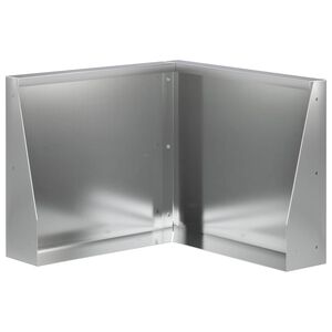 vidaXL Muro de Contenci&oacute;n 50 x 50 x 30 cm Acero Galvanizado Plateado