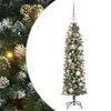 vidaXL &Aacute;rbol Navide&ntilde;o Artificial Delgado con 150 LED Verde y 120 cm