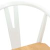 vidaXL Silla de comedor 2 pcs y Natural Madera de Caucho S&oacute;lido