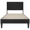 vidaXL Estructura de cama con cabecera Negro 80 x 200 cm Terciopelo