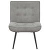 vidaXL Sill&oacute;n de relax terciopelo gris claro 64x74x84 cm