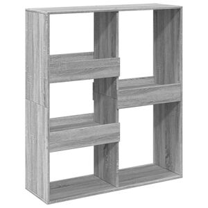 vidaXL Separador de ambientes madera gris Sonoma 100x33x115 cm