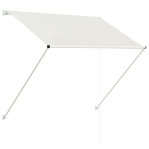 vidaXL Toldo retr&aacute;ctil crema 100x150 cm