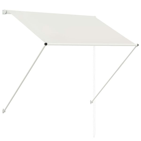 vidaXL Toldo retráctil crema 100x150 cm