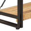 vidaXL Estanter&iacute;a de 3 niveles de madera maciza de mango 90x30x80 cm