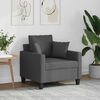 vidaXL Sill&oacute;n de tela gris oscuro 60 cm