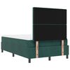 vidaXL Cama tipo Box Spring Verde oscuro 120 x 200 cm Terciopelo