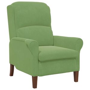 vidaXL sillón Verde claro 76 x 94 x 102 cm Terciopelo