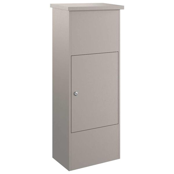 vidaXL Caja de entrega de paquetes Oxidado 44,5 x 29 x 110,5 cm