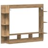 vidaXL Gabinete de TV Roble artisan 152 x 22 x 113 cm