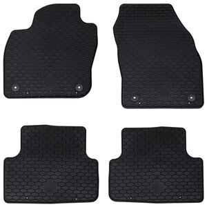 vidaXL Alfombrilla de Coche 4 uds. adecuado para VW T-CROSS 2019- Goma